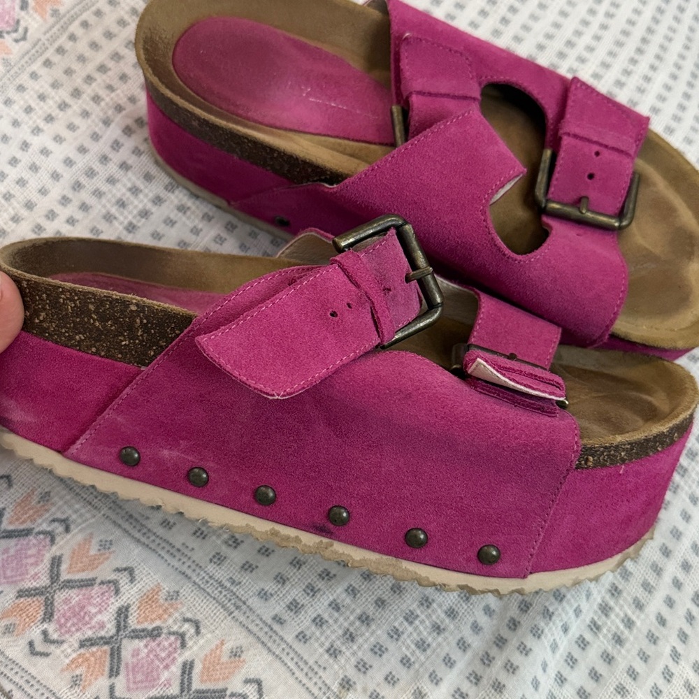 Free People Platform Sandal 38 - Picture 2 of 3